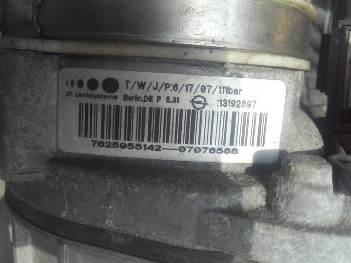 OPEL ZAFIRA B ASTRA H РУЛЕВОЙ МЕХАНИЗМ, фото 3