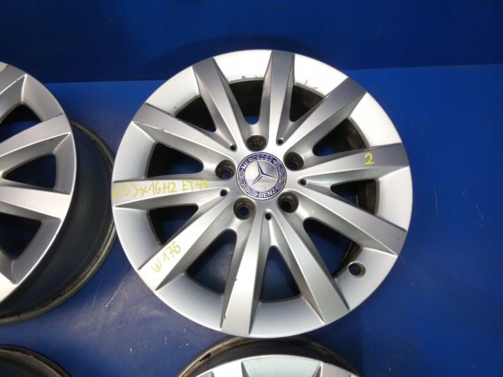4× Литой диск Mercedes-Benz OE W176 6.5" x 16" 5x112 ET 48, фото 3