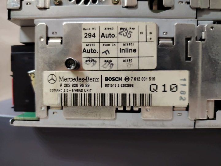 Mercedes-Benz COMAND 2.0 Магнитола Навигация GPS W203 C-Класс Bosch j. Польская, фото 4