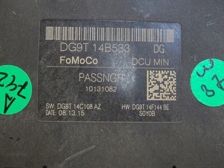 БЛОК УПРАВЛЕНИЯ ДВЕРИ ПРАВЫЙ ПЕРЕДНИЙ FORD MONDEO MK5 DG9T-14B533, фото 3