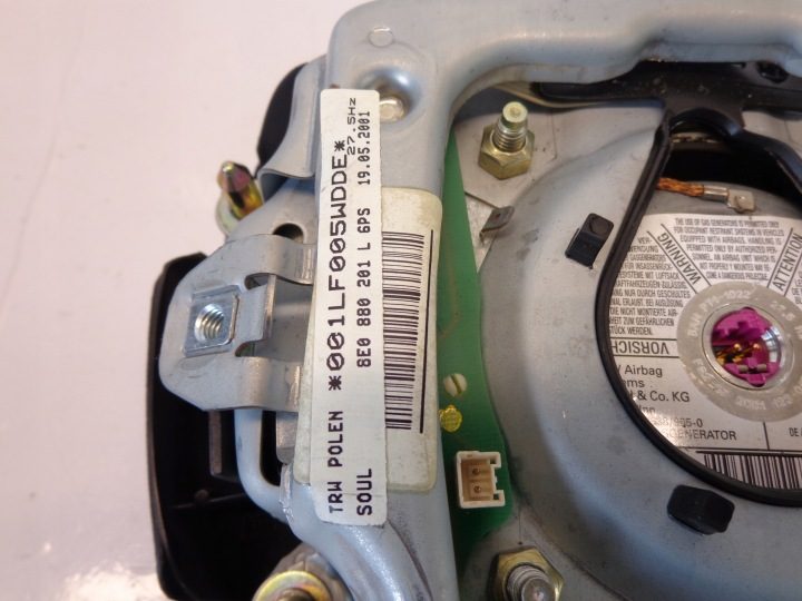 AUDI A4 B6 ПОДУШКА БЕЗОПАСНОСТИ ВОДИТЕЛЯ РУЛЯ 8E0880201L, фото 4