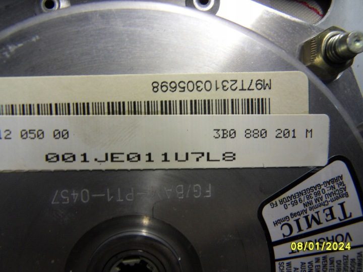 ПОДУШКА БЕЗОПАСНОСТИ ВОДИТЕЛЯ VW PASSAT B5 3B0880201M, фото 4