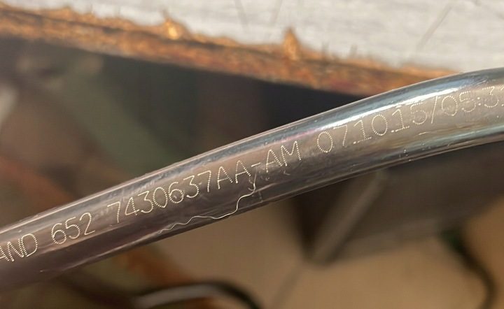 ШЛАНГ ВОЗДУХА MERCEDES-BENZ 7430637AA, фото 2