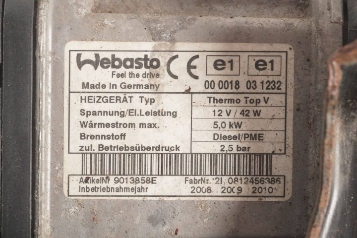АВТОНОМНЫЙ ОТОПИТЕЛЬ WEBASTO VW PASSAT B6 3C0815065H 9013858E, фото 9