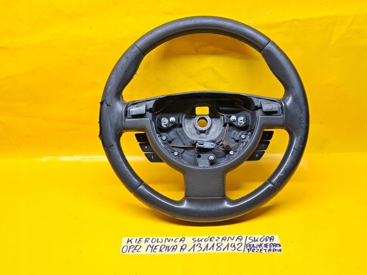 РУЛЬ КОЖАНЫЙ МУЛЬТИМЕДИЙНЫЙ OPEL MERIVA A 2003-2008r 13118192 ., фото 12