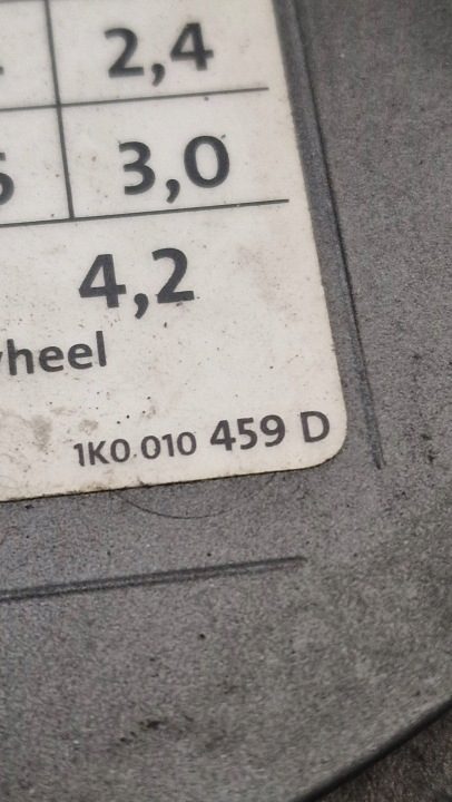 Крышка горловины бензобака Volkswagen Golf V 1K0010459D, фото 3