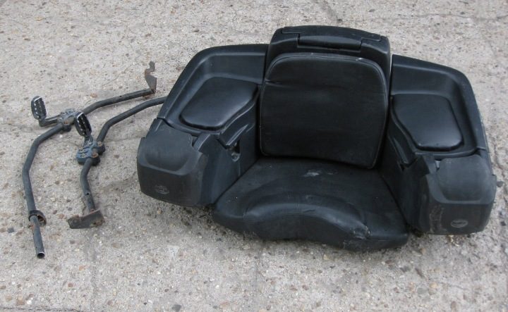 Кофр задний с oparciem 90L ART ATV черный Plus багажник, фото 6