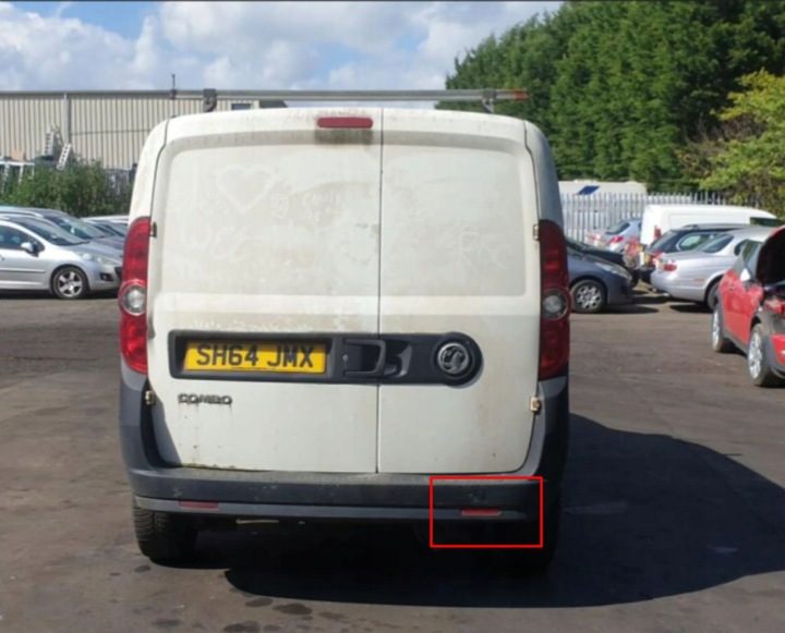 Opel Combo D 2014 Отражатель фонаря заднего 3202000696, фото 8