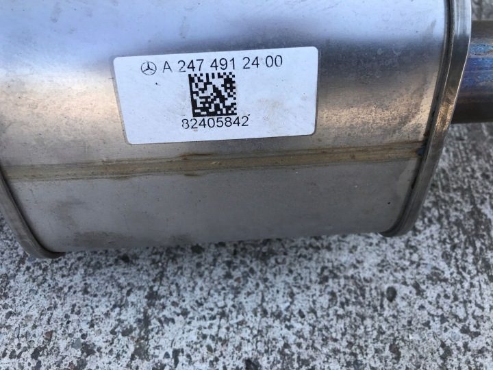 MERCEDES GLA H247 1.3 2024 РЕСТАЙЛИНГ ЗАДНИЙ ГЛУШИТЕЛЬ ВЫХЛОПНАЯ ТРУБА A2474914600, фото 5