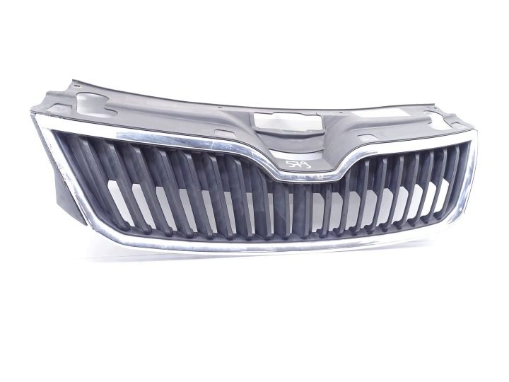 РЕШЕТКА РАДИАТОРА ХРОМ SKODA RAPID I 5J 5JA853668, фото 1