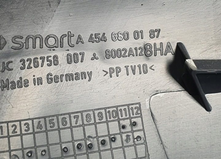 ЗАГЛУШКА ПАНЕЛИ КОНСОЛИ ЛЕВАЯ SMART FORFOUR 454 A4546800187, фото 3