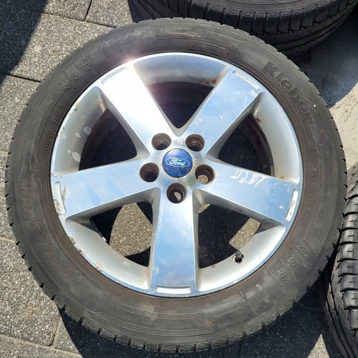 Ford S-MAX MK1 06-15R литые диски 17 дюймов 5x108 комплект с шинами, фото 5
