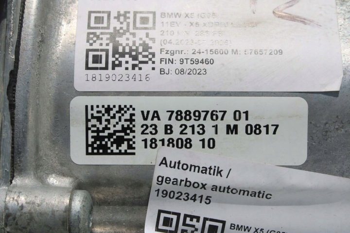 BMW X5 G05 КОРОБКА ПЕРЕДАЧ ДВИГАТЕЛЬ 5A9A777 3.0d 210 кВт 286 PS GA8HP80XMH GA8, фото 10