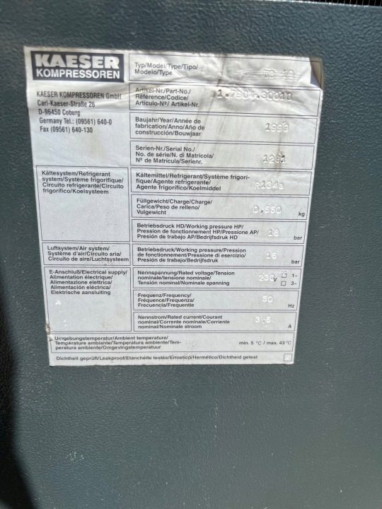 Осушитель рефрижераторный воздуха KAESER TB19 Kaeser 2,1m3/min, фото 4
