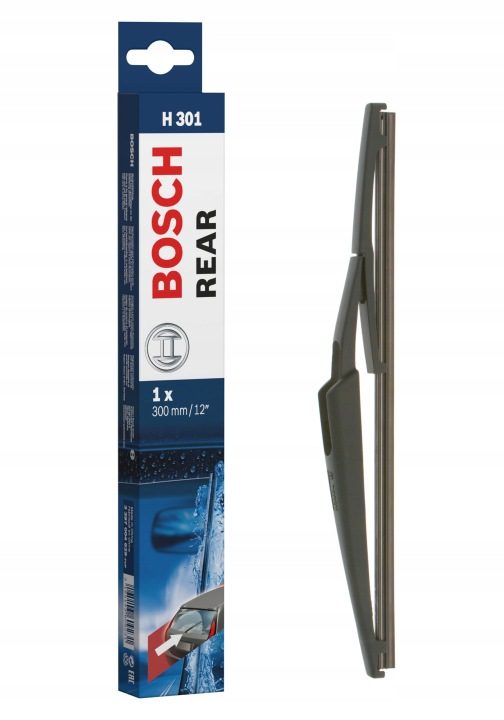 Дворник задний Bosch H301, длина: 300 мм, фото 1