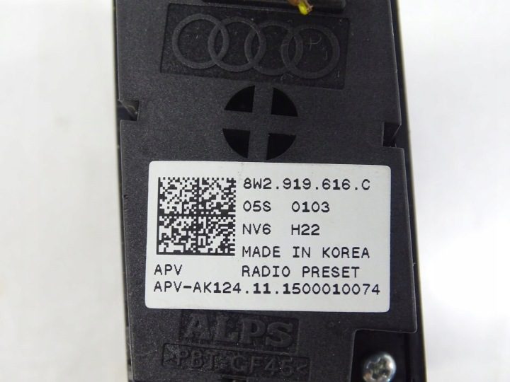 ПАНЕЛЬ УПРАВЛЕНИЯ MMI AUDI A4 B9 A5 8W 8W2919616C, фото 5
