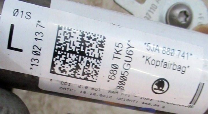Подушка безопасности SEAT OE 5JA880741, фото 2
