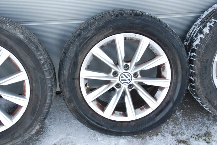 4× Литой диск Volkswagen OE Tiguan 6.5" x 17" 5x112 ET 33, фото 3