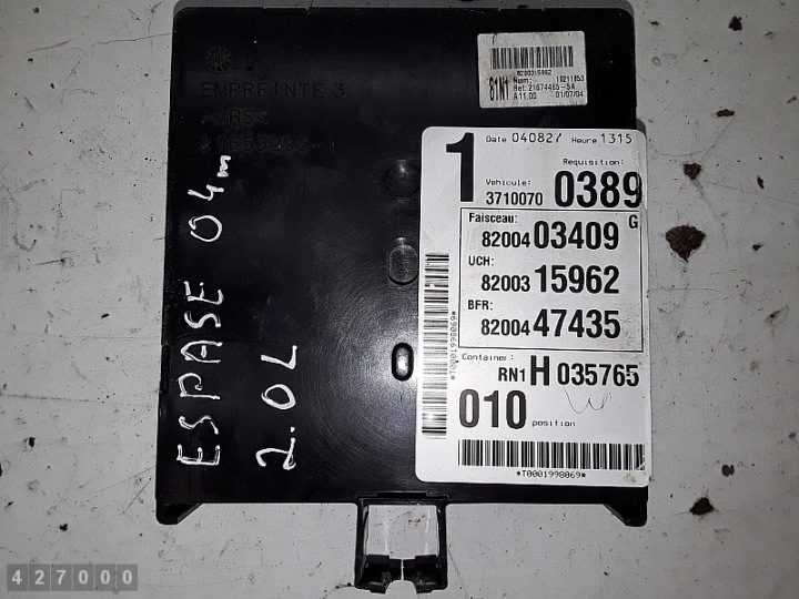 2004 Renault Espace ЭБУ 2000PETROL 8200403409, фото 4