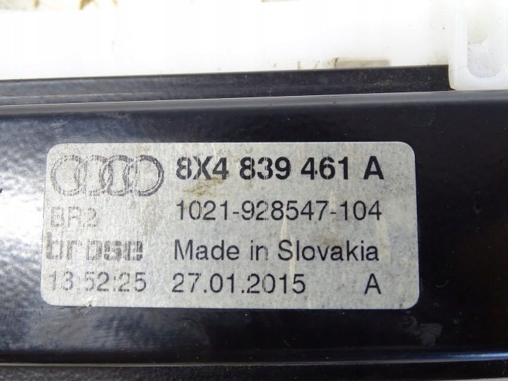 Механизм стеклоподъемник левый задний Audi A1 8X 8X4839461A, фото 3