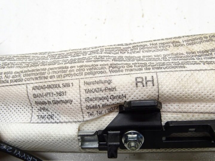 ПОДУШКА БЕЗОПАСНОСТИ СИДЕНЬЯ AIRBAG ПРАВЫЙ SKODA YETI РЕСТАЙЛИНГ 5L0880242B, фото 4