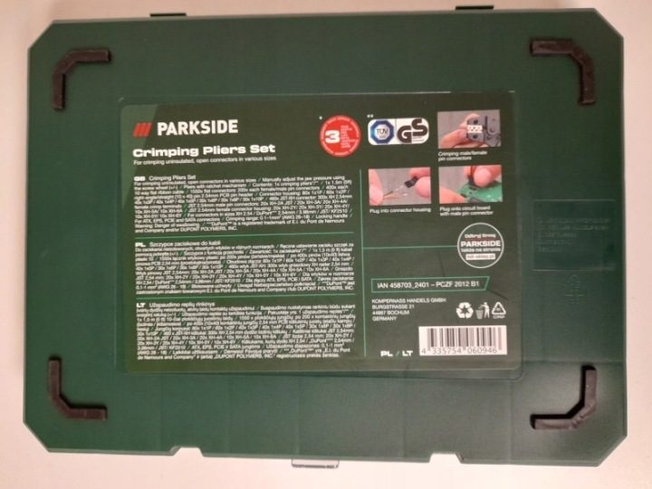 Клещи zaciskowe для проводов PARKSIDE 2012 элементов, фото 2