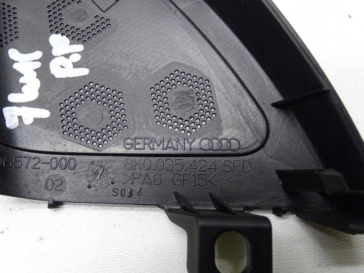 НАКЛАДКА СЕТКА ДИНАМИКА ТРЕУГОЛЬНИК ДВЕРИ AUDI A4 B8 8K0035424, фото 5