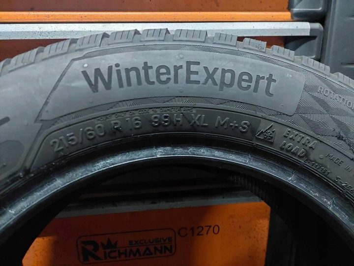 Шина зимняя Uniroyal WinterExpert 215/60R16 99 H сцепление на снегу (3PMSF), усилитель (XL), фото 7