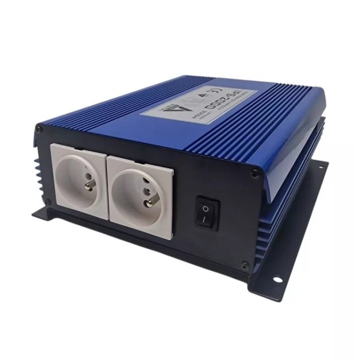 AZO автомобильный преобразователь напряжения 12V IPS-2000S Sinus Eco Режим 2000W, фото 4