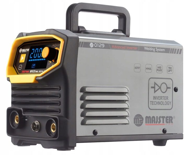 Сварочный аппарат ИНВЕРТОРНЫЙ IGBT MIG FLUX MMA полуавтомат MP Majster MP0129 Synergy, фото 4