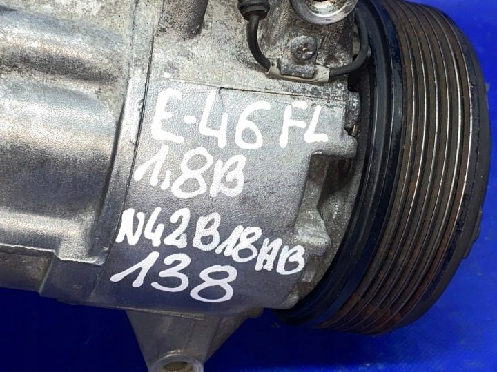 КОМПРЕССОР КОНДИЦИОНЕРА BMW E46 РЕСТАЙЛИНГ 1.8 бензин N42B18AB 6908660, фото 10