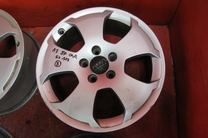 4× Литой диск Audi OE 8P0601025C AUDI A3 8P A3 8P 7.5" x 17" 5x112 ET 56, фото 6