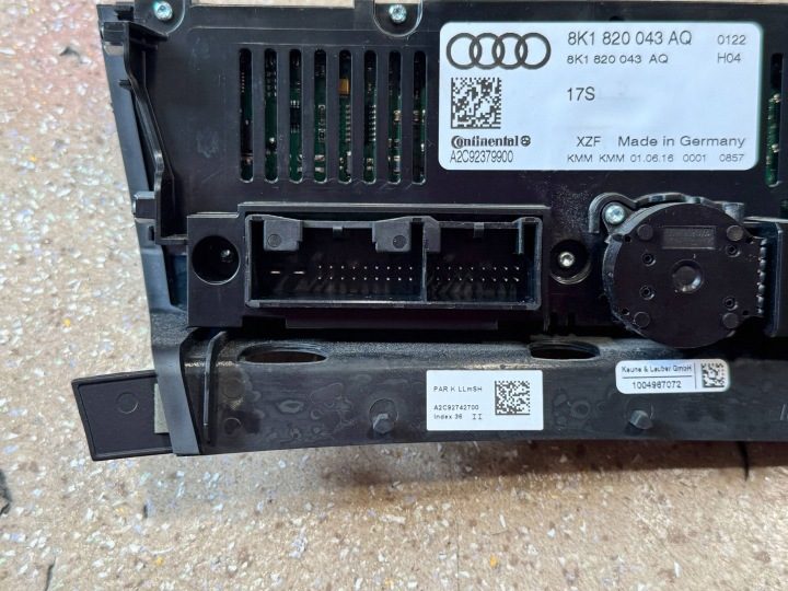 Блок управления климатом Audi A4 8K A5 Рестайлинг Q5 8R 8K1820043AQ, фото 8