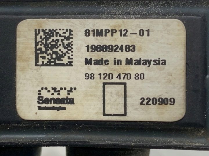 ДАТЧИК ДАВЛЕНИЯ ВЫХЛОПНЫХ ГАЗОВ DPF OPEL CORSA F 9812047080 1.2 101 л.с., фото 4