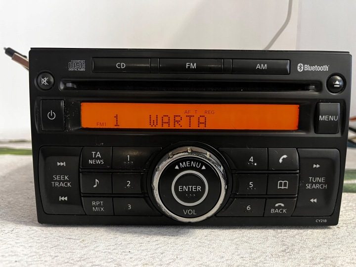 МАГНИТОЛА ШТАТНАЯ NISSAN QASHQAI J10 TIIDA BLUETOOTH CD 28185-EM01A, фото 3
