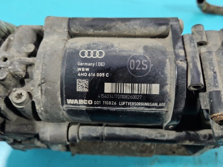 Насос подвески компрессор Audi A8 D4 4H 4H0616005C, фото 9