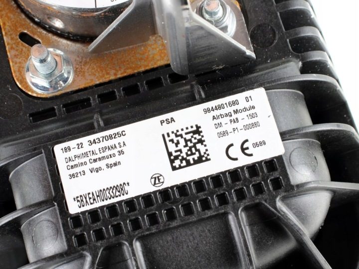 ПОДУШКА БЕЗОПАСНОСТИ ПАССАЖИРА OPEL MOKKA B 9844801680 34370825C 9834687780, фото 5