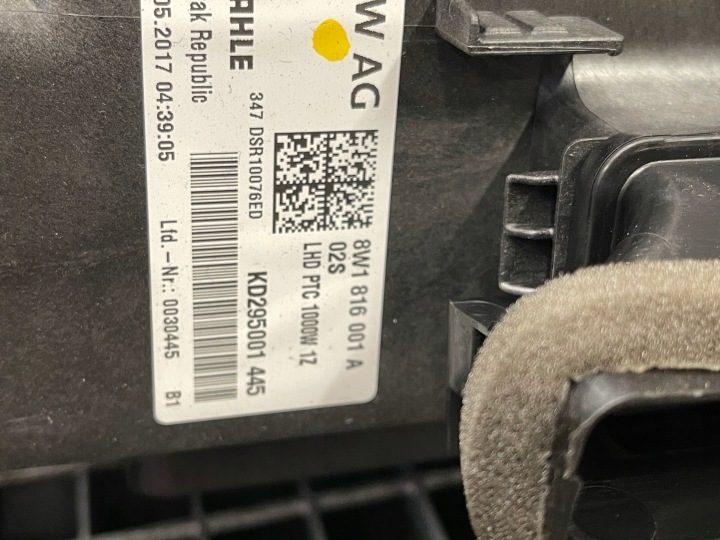 ОТОПИТЕЛЬ В СБОРЕ AUDI A4 B9 8W1816001A ЕВРОПА, фото 8