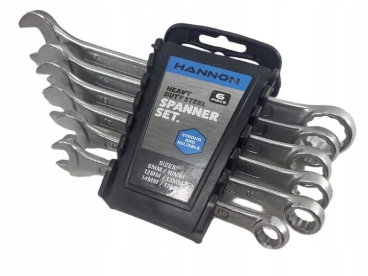 ТОРЦЕВЫЕ ГОЛОВКИ HANNON SPANNER КОМПЛЕКТ 6 шт. 8MM-17MM 23157, фото 7
