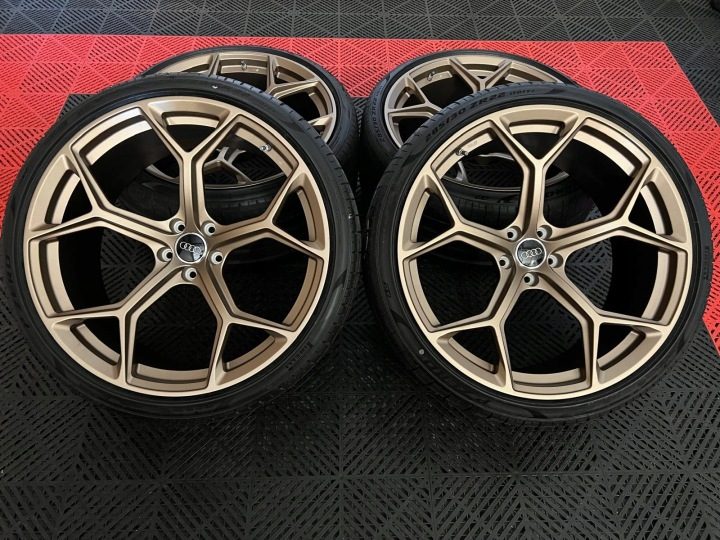 Диски колеса Audi RS6 RS7 C8 22 дюйма лето Audi Sport кованое Performence, фото 5