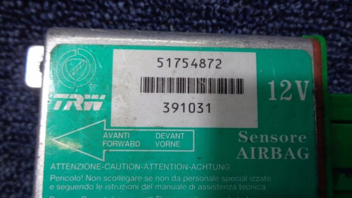 FIAT GRANDE PUNTO III 05-10 ДАТЧИК МОДУЛЬ AIRBAG 51754872 199A2000, фото 2