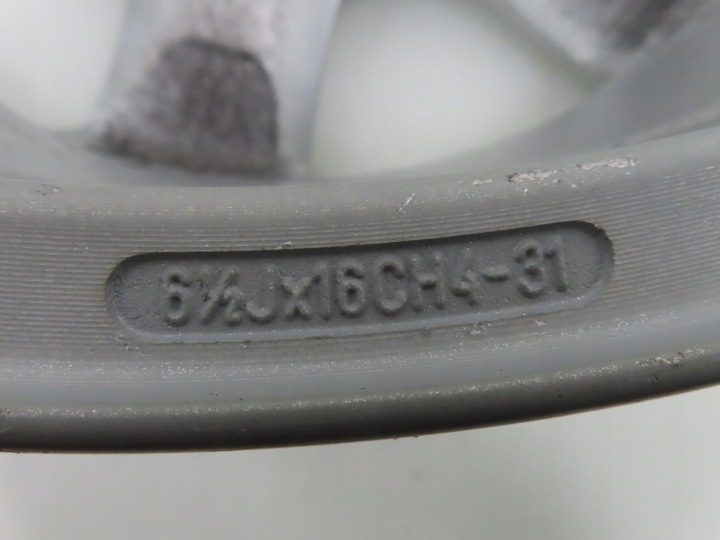 4× Литой диск PEUGEOT 6.5" x 16" 4x108 ET 31, фото 2