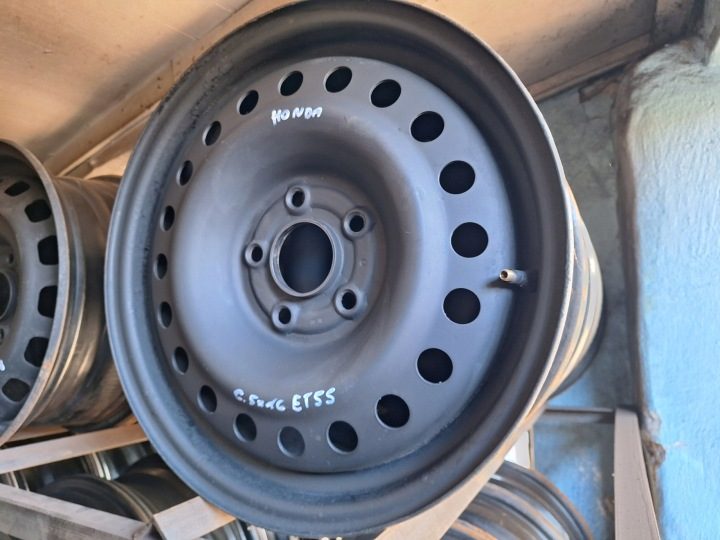 4× Штампованный диск Honda OE Civic UFO VII / Accord 6.5" x 16" 5x114.3 ET 55, фото 1