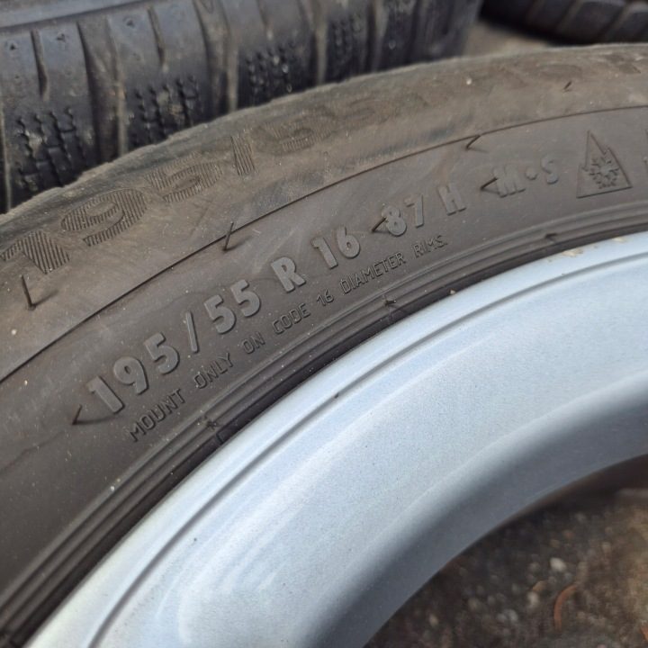 ЗИМА КОЛЕСА 16'' MERCEDES A B C W169 A169 W176 W245 W246 W204 CLA 195/55 R16, фото 7