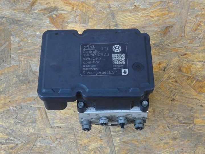 VW GOLF VI GTI 2.0 TSI 08-12 НАСОС ABS ESP 1K0907379AJ 1K0614517AT, фото 1
