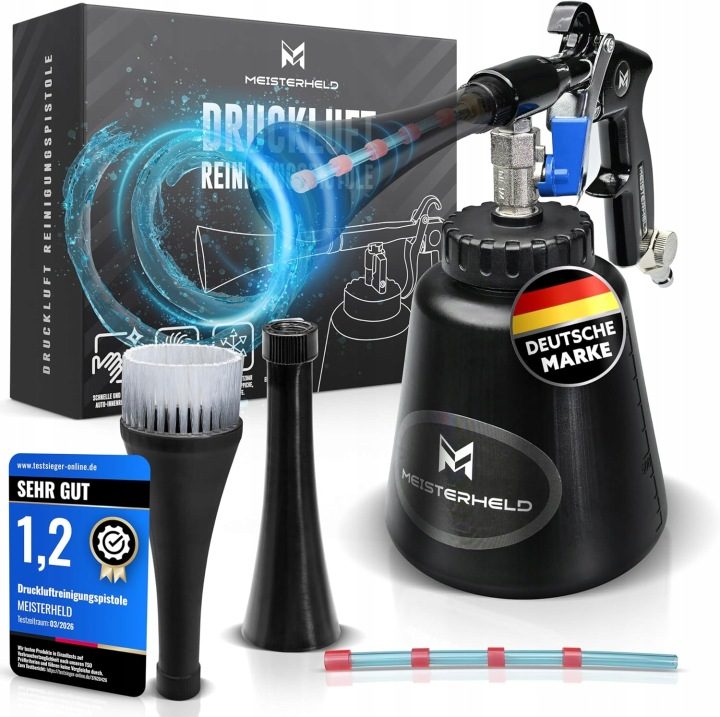 Пистолет пневматический для очистки MEISTERHELD DRP1001 1L, фото 12