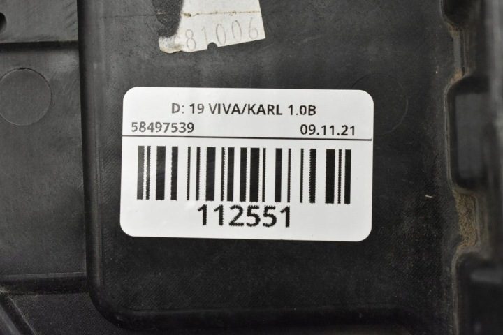 Площадка аккумулятора 42359359 Opel Karl Viva 15-, фото 4