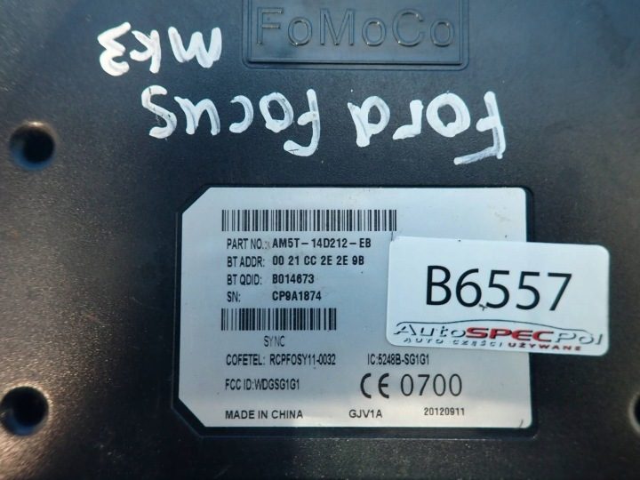 Модуль interfejsu Ford OE AM5T14D212EB, фото 4