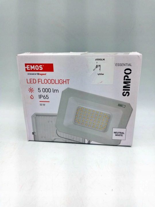 Прожектор LED белый SIMPO 50W neutralna biel 4000K 5000lm ZS2243W, фото 1