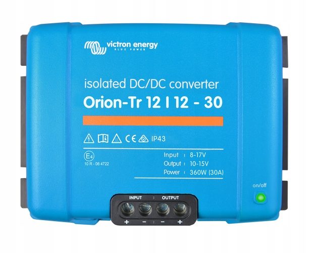 ПРЕОБРАЗОВАТЕЛЬ DC-DC ORION-TR 12-12V 30A VICTRON ENERGY IZOLOWANY, фото 1